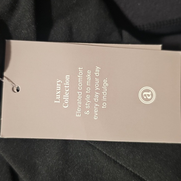 NWT Auden Luxe Stretch Boatneck Thong Bodysuit Black XS - Picture 4 of 10